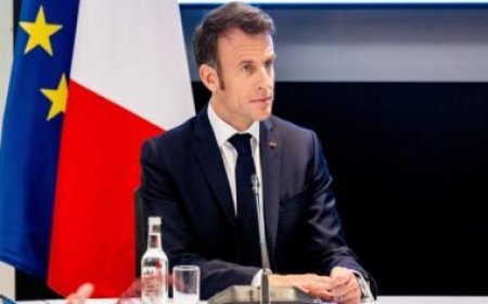 Russian President Putin aiming for 'long-lasting war' in Ukraine, says French President Emmanuel Macron