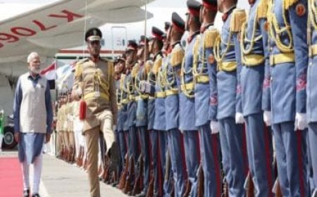 WATCH: PM Modi receives Guard of Honour in Cairo