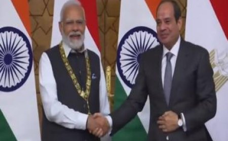 WATCH: PM Modi conferred with Egypt's highest state honour 'Order of the Nile'