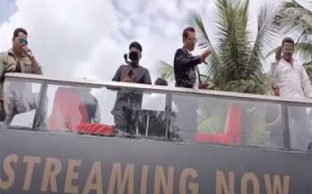 5 Salman Khan lookalikes promote Kisi Ka Bhai Kisi Ki Jaan on a bus as the film premieres on OTT