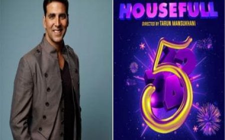 'Get ready for FIVE times the madness,' says Akshay Kumar as he announces 'Housefull 5' &amp; blocks Diwali 2024
