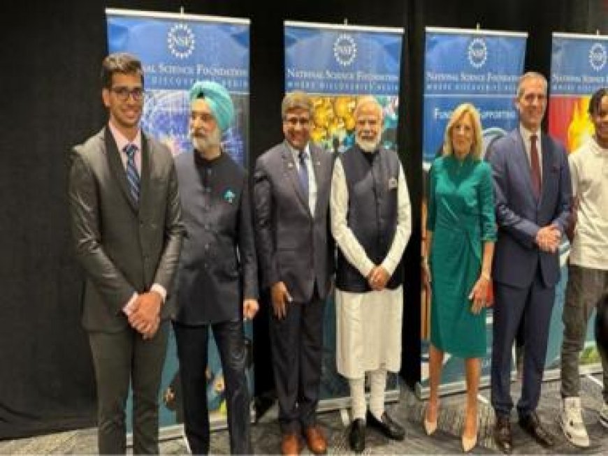 'India is a youth factory': PM Modi addresses National Science event with First Lady Jill Biden