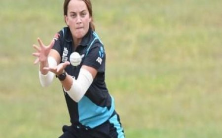 New Zealand women's cricket team spinner Eden Carson bowls 11 overs in ODI!
