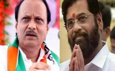 'Double engine govt now triple engine,' says Maharashtra chief minister Eknath Shinde as Ajit Pawar becomes Dy CM