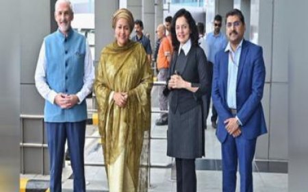UN Deputy Secretary-General Amina J Mohammed arrives on visit to India