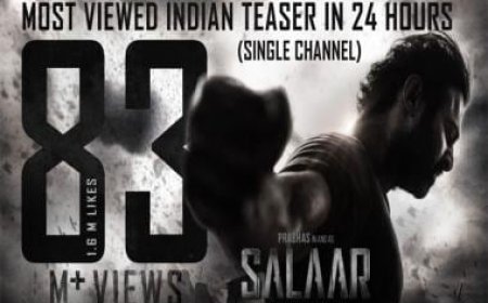 Prabhas and Prashanth Neel's 'Salaar' teaser garners over 83 million views in 24 hours