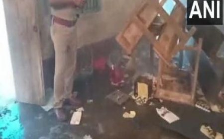 West Bengal Panchayat Polls: Polling booth vandalised, ballot papers set on fire in Coochbehar