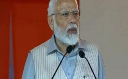 PM Narendra Modi lays foundation stone of projects worth over Rs 24,300 crore in Rajasthan's Bikaner