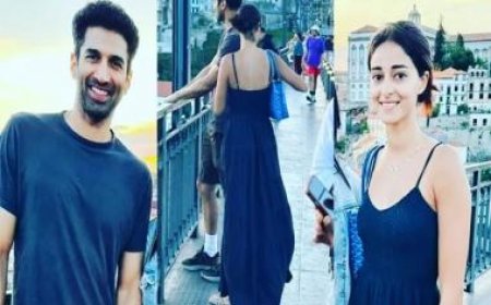 Rumoured couple Aditya Roy Kapur and Ananya Panday spotted holidaying in Spain, pictures go viral