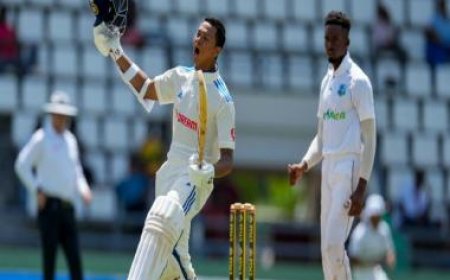 IND vs WI: Yashasvi Jaiswal joins a few elite lists with debut ton; Rohit and Kohli also achieve milestones