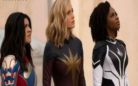 Marvel Studios reveals new images of 'The Marvels' starring Brie Larson, Iman Vellani, Teyonah Parris, Samuel L. Jackson