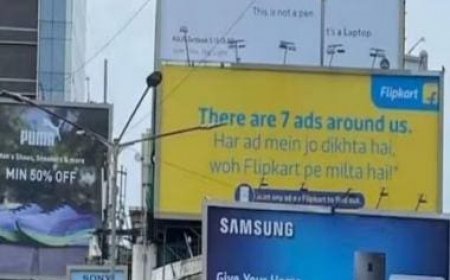 'Har ad me jo dikhta hai...': Flipkart lauded for its marketing tactics; ad hoarding goes viral