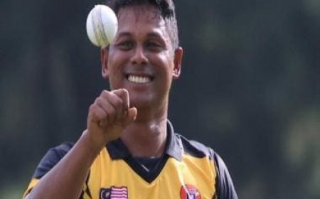 Malaysia's Syazrul Idrus becomes first man to take seven wickets in a T20I