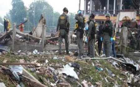 Massive explosion in Thai fireworks warehouse kills at least nine