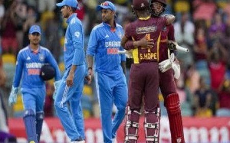 Shai Hope, bowlers headline West Indies' six-wicket win over India in second ODI