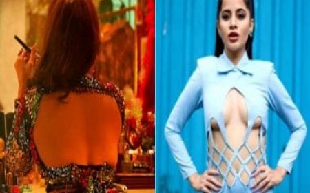 Uorfi Javed dials up the quirk with 'Dil Ka Telephone Dress' ahead of Dream Girl 2 trailer release!