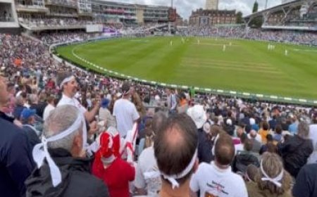 Ashes 2023: Barmy Army members don headbands as a tribute for retiring Stuart Broad; Watch video