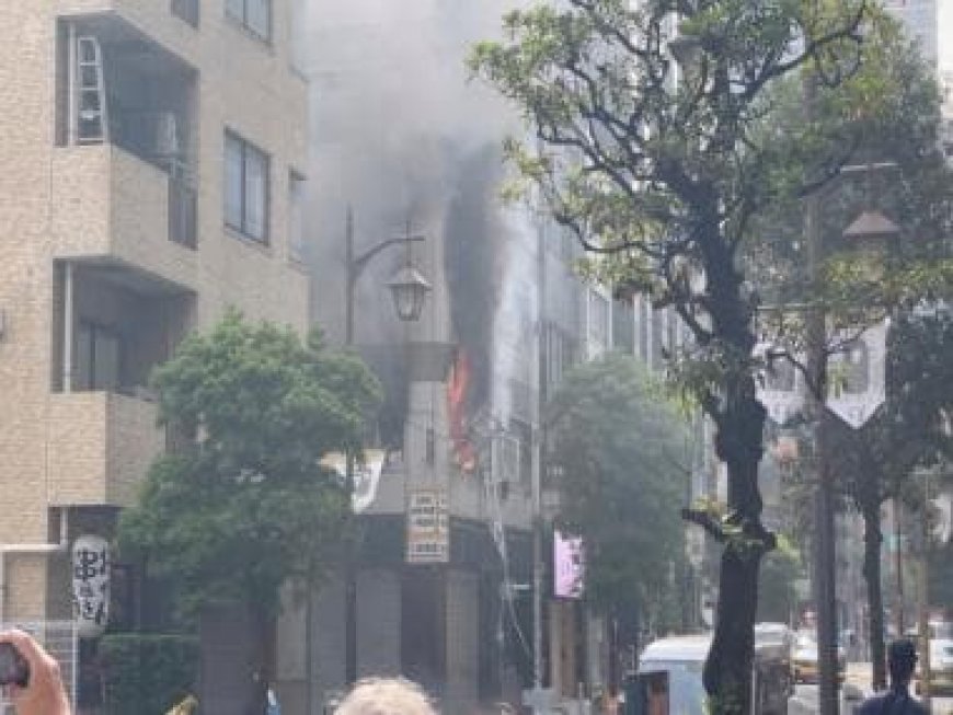 WATCH: Blast rips through Tokyo building, at least 4 injured