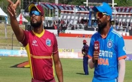 India vs West Indies LIVE Score, 3rd ODI in Trinidad: Kishan, Gill, Hardik help IND post 351/5 from 50 overs