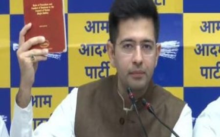 AAP's Raghav Chadha slams BJP, challenges leaders to 'bring paper on which forged signatures were done'