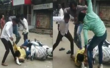 WATCH: Goons linked to MLA Kishor Patil and Maha CM Eknath Shinde thrash journalist for reporting on rape 8-yr-old