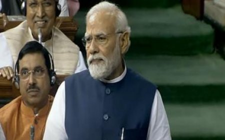 This is not our floor test, this is their floor test: PM Modi in Parliament