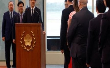 Taiwan vice president leaves on sensitive trip to United States