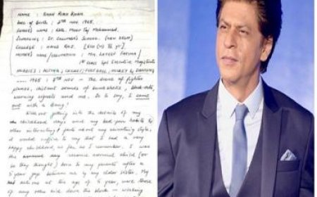 Shah Rukh Khan's handwritten essay from college goes viral, fans drop reactions