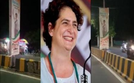 WATCH: In Madhya Pradesh, Congress insults national flag as posters of Priyanka Gandhi show tricolour upside down