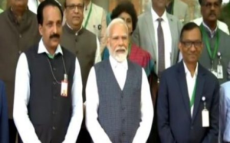 PM Modi meets ISRO scientists responsible for Chandrayaan-3’s moon mission in Bengaluru, lauds ‘historic feat’