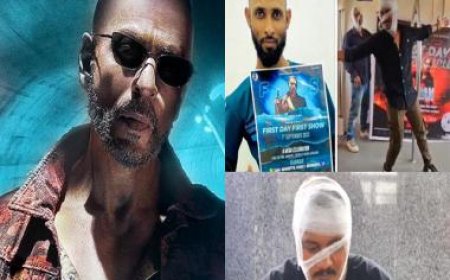 Jawan: Shah Rukh Khan's look from Atlee's film creates frenzy, fans go bald as a tribute to the star