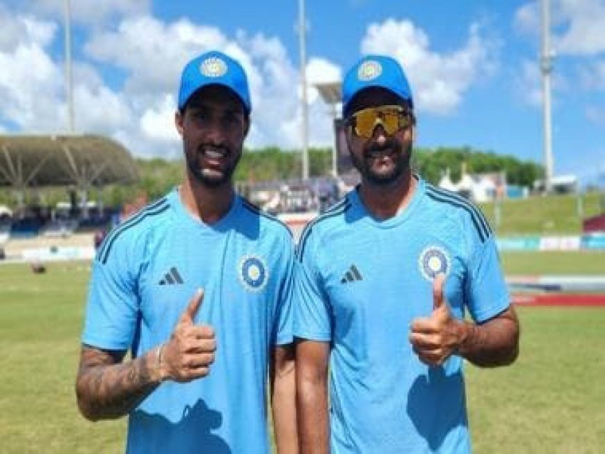 India vs West Indies: Mukesh Kumar, Tilak Varma handed debuts in first T20I