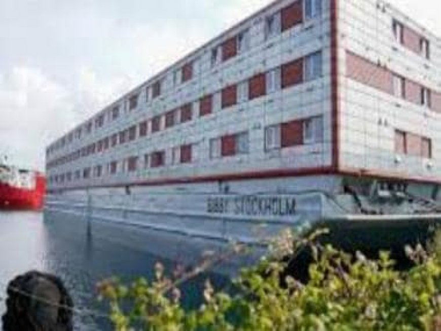 UK moves asylum seekers to a residential barge on southern coast