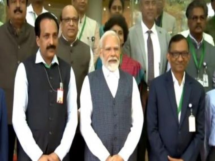 PM Modi meets ISRO scientists responsible for Chandrayaan-3’s moon mission in Bengaluru, lauds ‘historic feat’