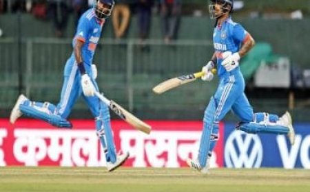 India vs Pakistan: Ishan Kishan, Hardik Pandya help India post 266; fans praise duo on X