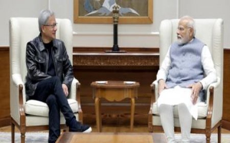 NVIDIA To Manufacture GPUs in India? CEO Jensen Huang discusses AI with PM Modi