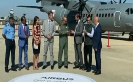 WATCH: India gets its first C-295 aircraft 10 days ahead of schedule