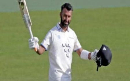 Cheteshwar Pujara suspended for one match after Sussex's poor on-field behaviour