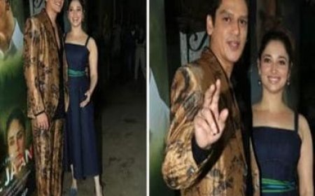 Watch: Vijay Varma's PDA with Tamannaah Bhatia at Netflix's 'Jaane Jaan' screening steals the show