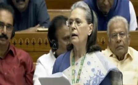 Women's Reservation Bill debate: Sonia Gandhi says, 'Rajiv Gandhi's dream will complete with passing of the Bill'