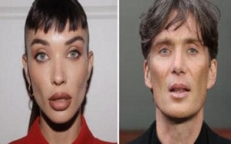 Amy Jackson looks unrecognisable in viral photo, users say 'She looks like Cillian Murphy from Oppenheimer'