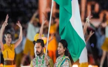 Asian Games 2023: Harmanpreet and Lovlina-led Indian contingent make grand entrance at opening ceremony; Watch