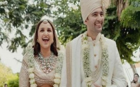 Watch: Parineeti Chopra welcomed with dhol at Raghav Chadha's Delhi residence