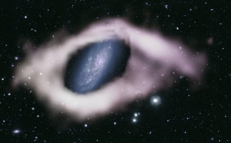 This ‘polar ring’ galaxy looks like an eye. Others might be hiding in plain sight