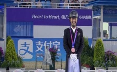 Asian Games 2023: Anush Agarwalla clinches bronze medal in individual dressage equestrian event