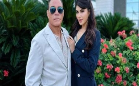 Jacqueline Fernandez drops photo with Jean-Claude Van Damme, Varun Dhawan lauds her for 'breaking boundaries'