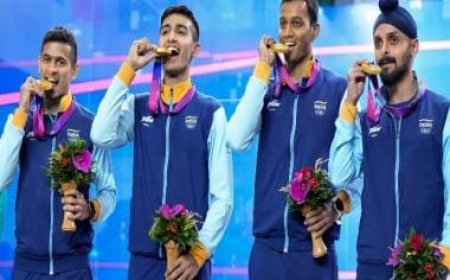 Asian Games 2023 Day 7 LIVE Updates: India win gold in squash, tennis; defeat South Korea in men's team badminton semis