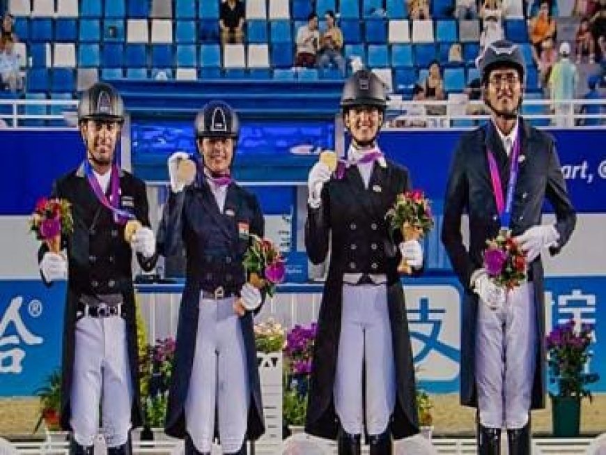 Asian Games 2023: India win historic equestrian gold, make their mark in sailing on Day 3 at Hangzhou