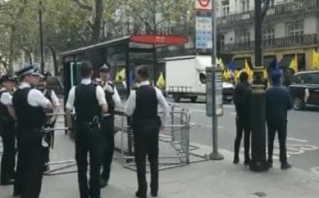 WATCH: Khalistan supporters protest outside Indian High Commission in London, security increased