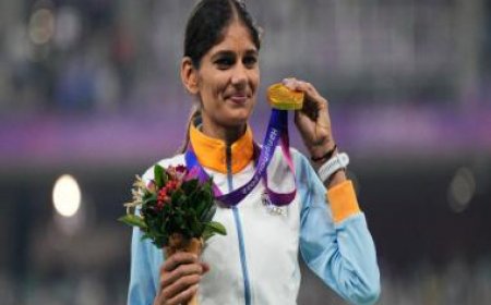 Asian Games 2023: Parul Chaudhary follows up 3000m steeplechase silver with 5000m gold
